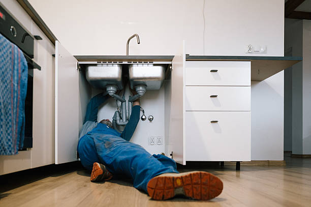 Professional Drain Cleaning technician working in Center Strafford, NH